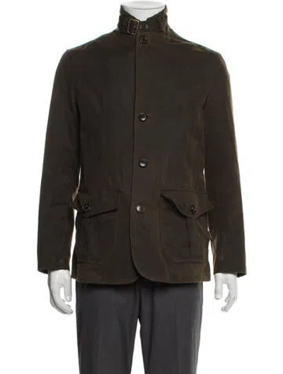 Pre-owned Barbour Utility Jacket In Green