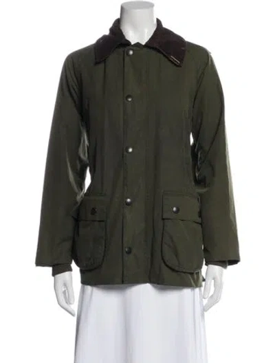 Pre-owned Barbour Utility Jacket In Green
