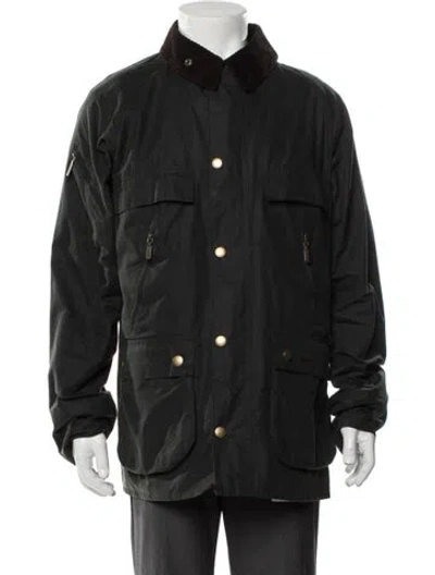 Pre-owned Barbour Utility Jacket In Green