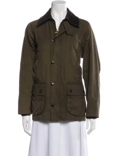 Pre-owned Barbour Utility Jacket In Green