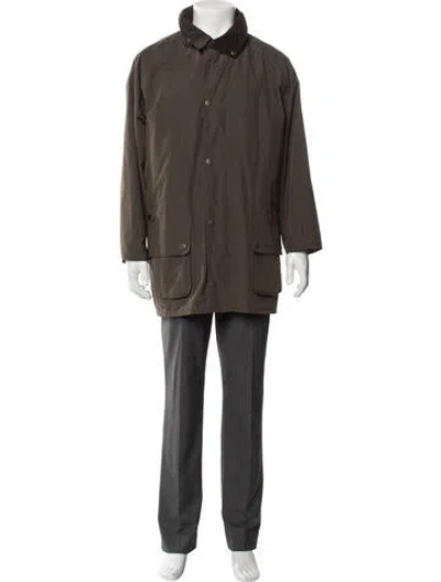 Pre-owned Barbour Utility Jacket In Green