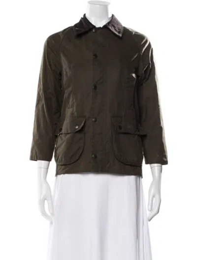 Pre-owned Barbour Utility Jacket In Green