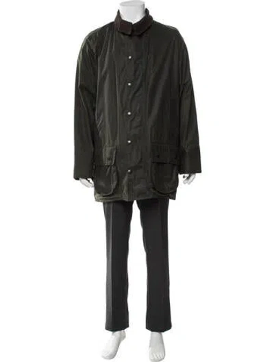 Pre-owned Barbour Utility Jacket In Green