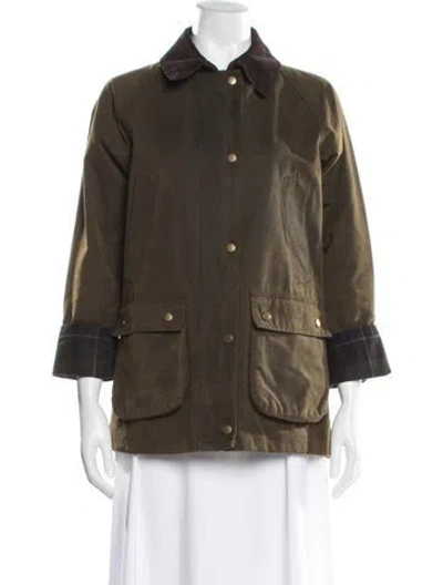 Pre-owned Barbour Utility Jacket In Green