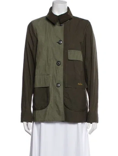 Pre-owned Barbour Utility Jacket In Green