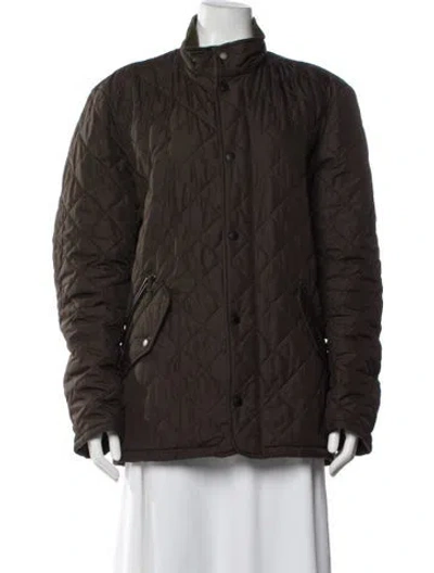 Pre-owned Barbour Utility Jacket In Green