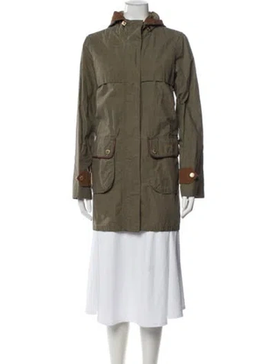 Pre-owned Barbour Utility Jacket In Green
