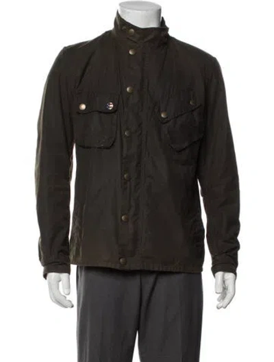 Pre-owned Barbour Utility Jacket In Green