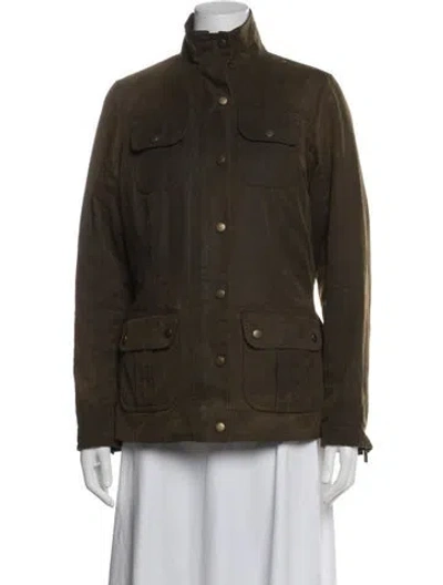 Pre-owned Barbour Utility Jacket In Green