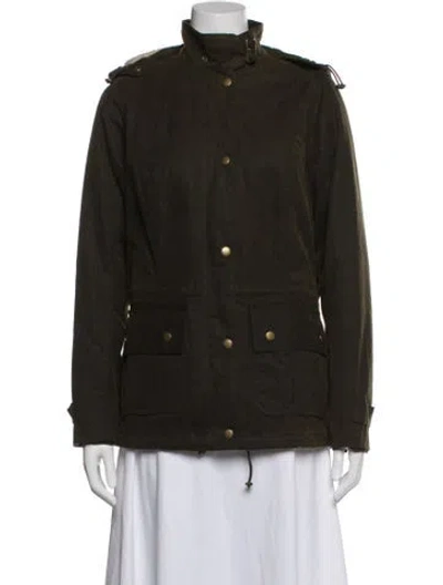 Pre-owned Barbour Utility Jacket In Green
