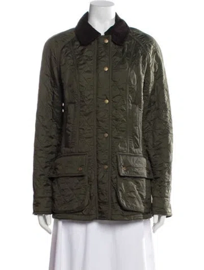 Pre-owned Barbour Utility Jacket In Green