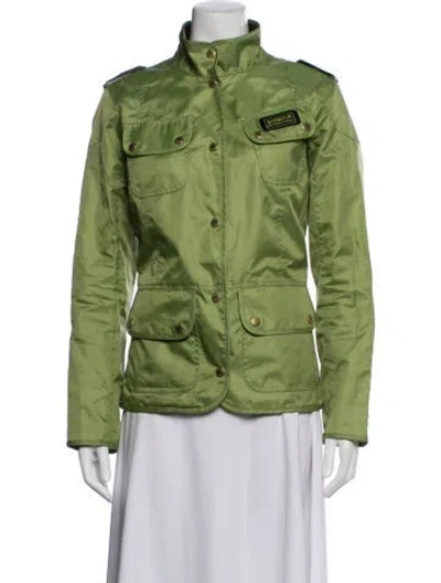 Pre-owned Barbour Utility Jacket In Green