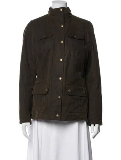 Pre-owned Barbour Utility Jacket In Green