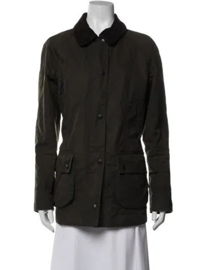 Pre-owned Barbour Utility Jacket In Green