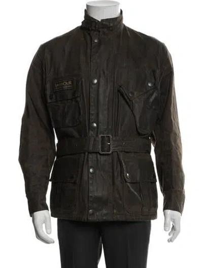 Pre-owned Barbour Utility Jacket In Green