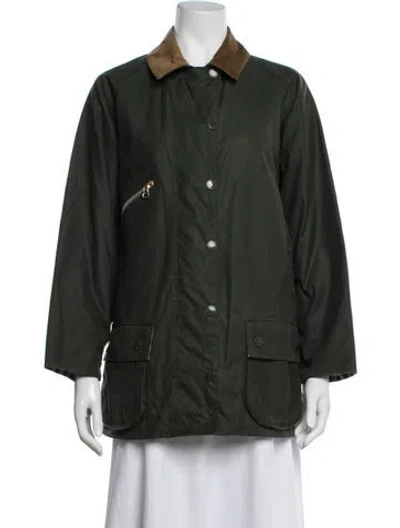 Pre-owned Barbour Utility Jacket In Green