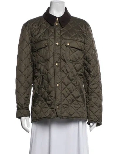 Pre-owned Barbour Utility Jacket In Green