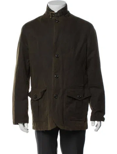 Pre-owned Barbour Utility Jacket In Green