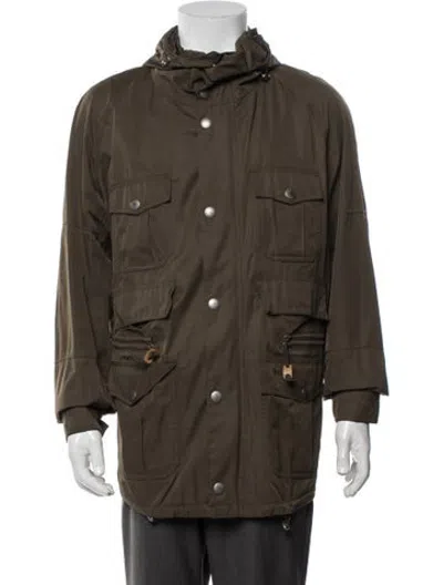 Pre-owned Barbour Utility Jacket In Green