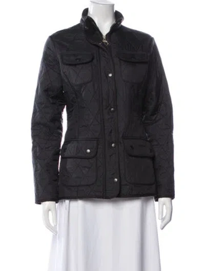 Pre-owned Barbour Utility Jacket In Grey