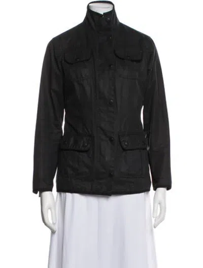 Pre-owned Barbour Utility Jacket In Grey