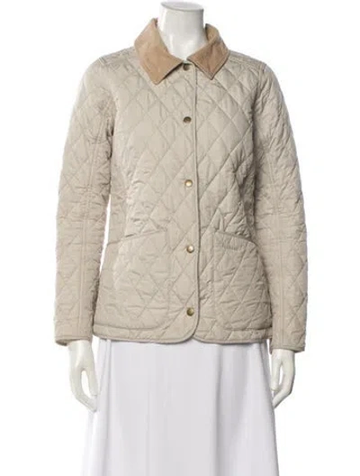 Pre-owned Barbour Utility Jacket In Neutral