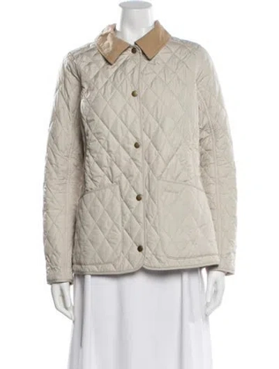 Pre-owned Barbour Utility Jacket In Neutral
