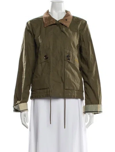 Pre-owned Barbour Utility Jacket In Neutral