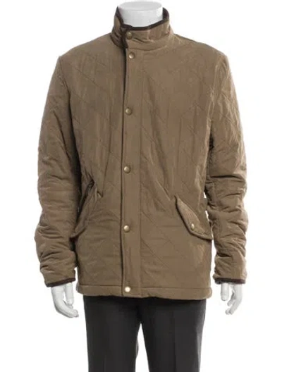 Pre-owned Barbour Utility Jacket In Neutral
