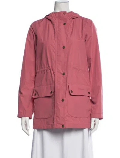 Pre-owned Barbour Utility Jacket In Pink