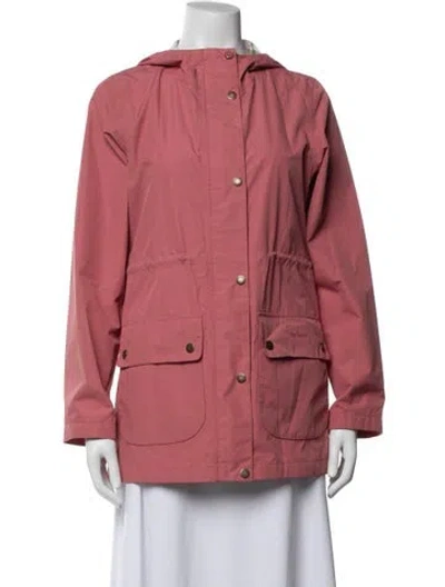 Pre-owned Barbour Utility Jacket In Pink