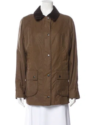 Pre-owned Barbour Utility Jacket W/ Tags In Brown