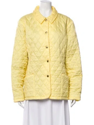 Pre-owned Barbour Utility Jacket In Yellow