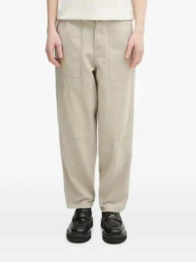 Barbour Utility-pocket Trousers In Neutral