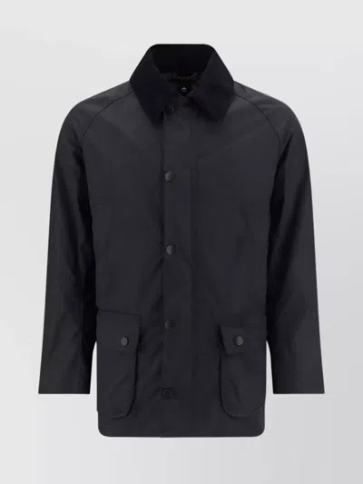 Barbour Vent Back Jacket Pockets In Black