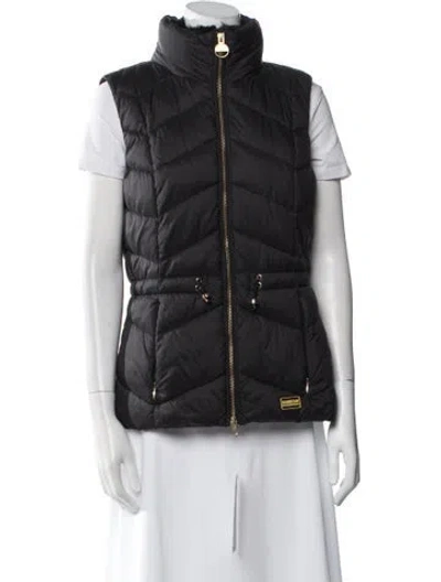 Pre-owned Barbour Vest In Black