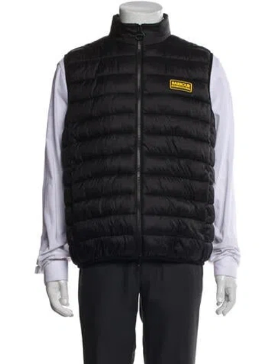Pre-owned Barbour Vest In Black