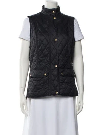 Pre-owned Barbour Vest In Black