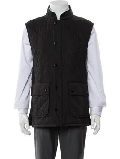 Pre-owned Barbour Vest In Black