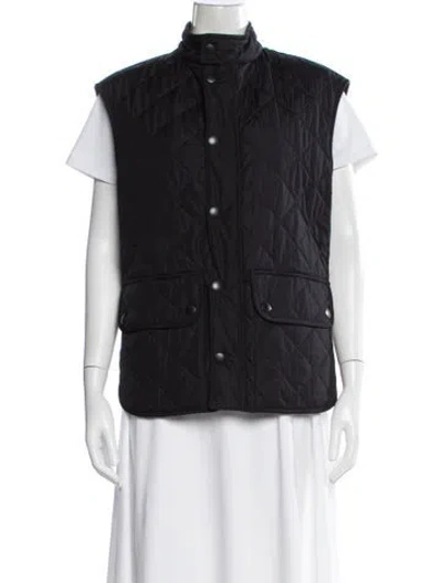 Pre-owned Barbour Vest In Black