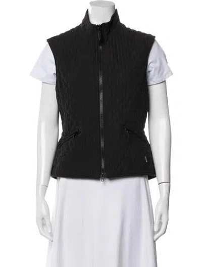 Pre-owned Barbour Vest In Black