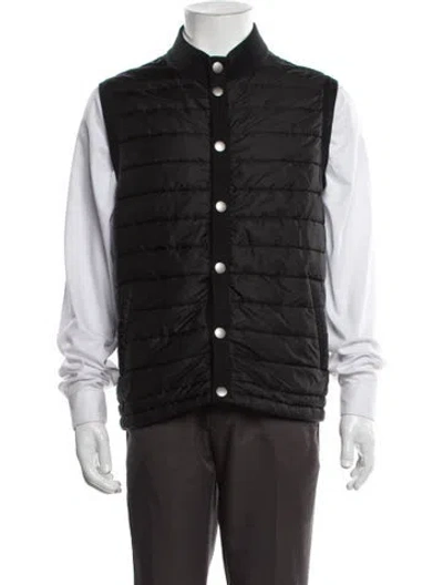 Pre-owned Barbour Vest In Black