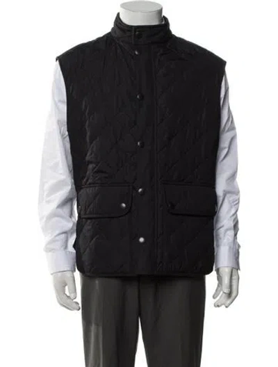 Pre-owned Barbour Vest In Black