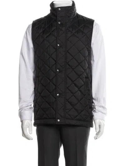 Pre-owned Barbour Vest In Black
