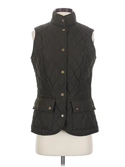 Pre-owned Barbour Vest In Black