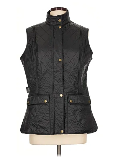 Pre-owned Barbour Vest In Black