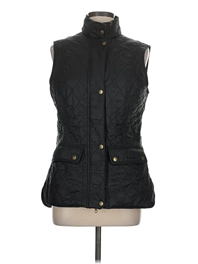 Pre-owned Barbour Vest In Black