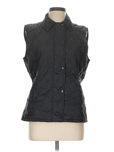 Pre-owned Barbour Vest In Black