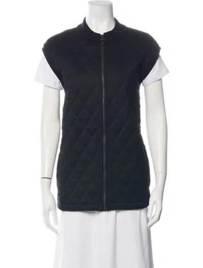 Pre-owned Barbour Vest In Black