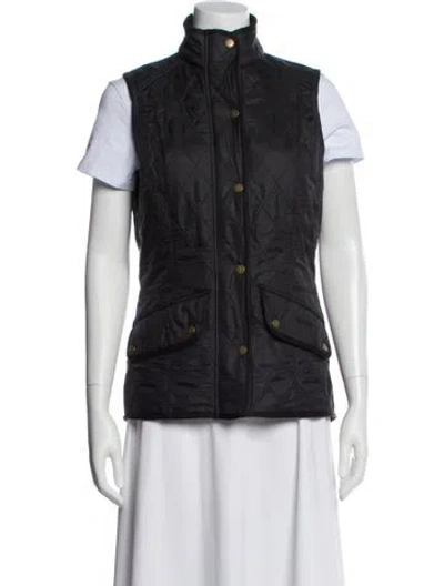 Pre-owned Barbour Vest In Blue